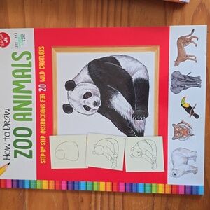 Zoo Animals Drawing Book for Kids